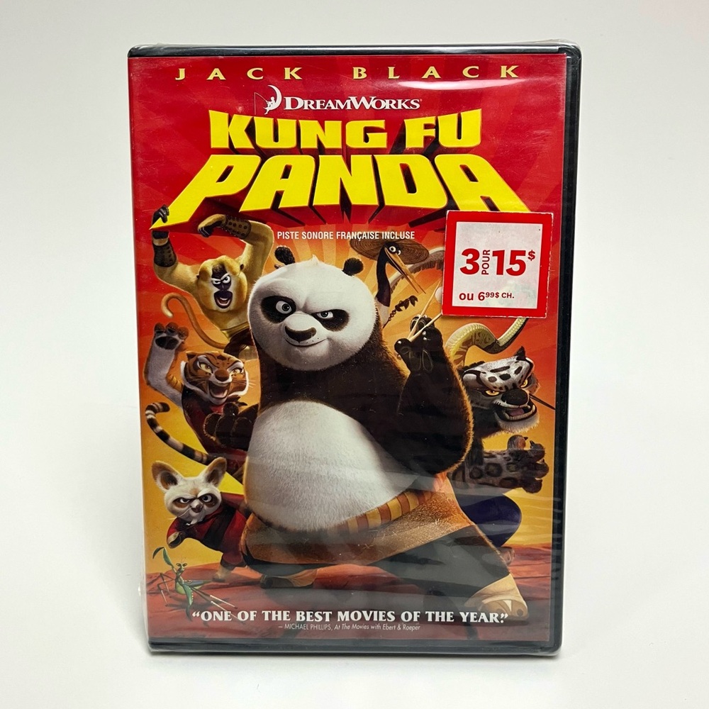 Kung Fu Panda DVD Sealed DreamWorks Kids Movie Bilingual English French Francais
